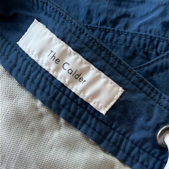 Onia The Calder 7.5" Navy Swim Trunks Size 32 Mesh Lined Pockets - Picture 4 of 7